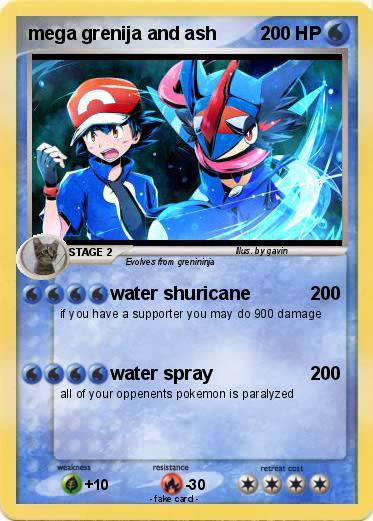 Pokemon mega grenija and ash