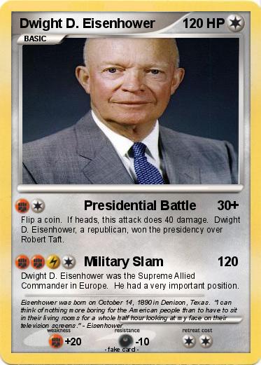 Pokemon Dwight D. Eisenhower