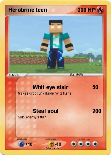 Pokemon Herobrine teen