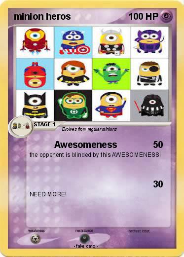Pokemon minion heros