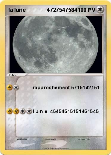 Pokemon la lune              4727547584