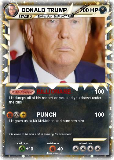 Pokemon DONALD TRUMP