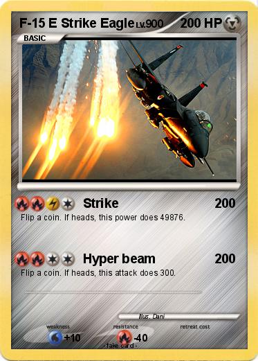 Pokemon F-15 E Strike Eagle