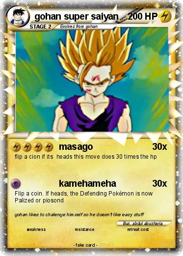 Pokemon gohan super saiyan