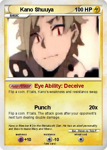Pokemon Kano Shuuya