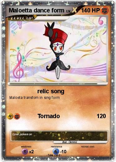 Pokemon Maloetta dance form