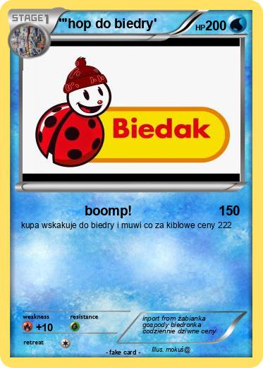 Pokemon "'hop do biedry'