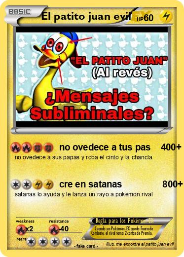 Pokemon El patito juan evil