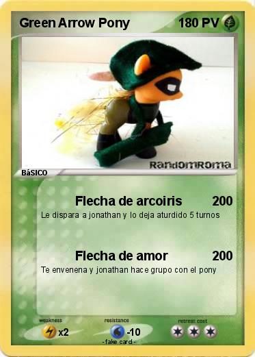 Pokemon Green Arrow Pony