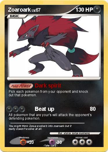 Pokemon Zoaroark