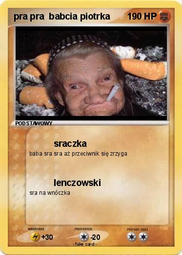 Pokemon pra pra  babcia piotrka