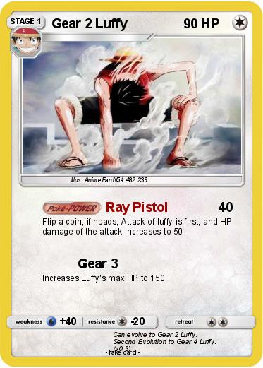 Pokemon Gear 2 Luffy