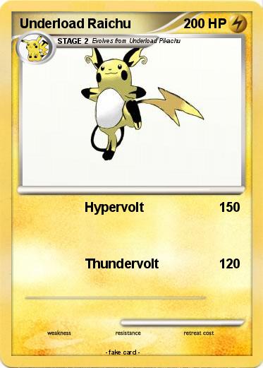 Pokemon Underload Raichu