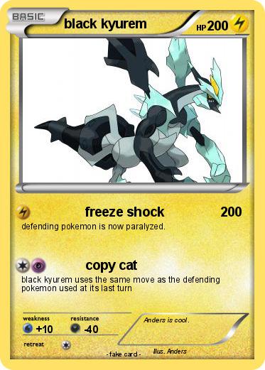 Pokemon black kyurem
