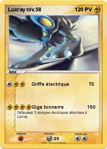 Pokemon Luxray niv.58