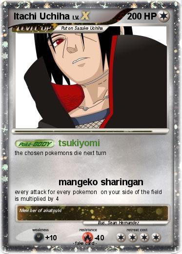 Pokemon Itachi Uchiha