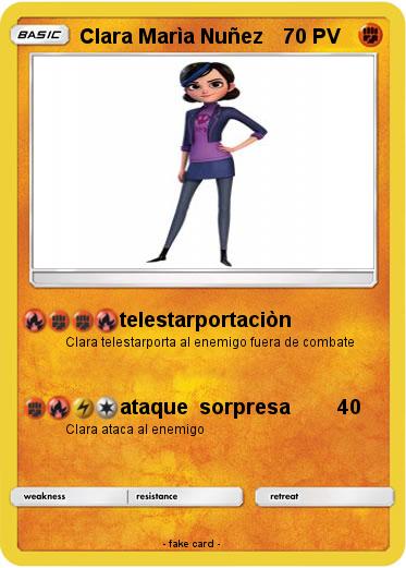 Pokemon Clara Marìa Nuñez
