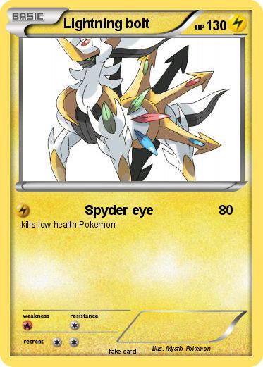 Pokemon Lightning bolt