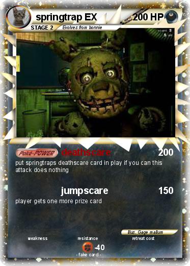 Pokemon springtrap EX