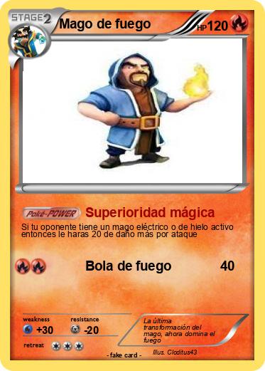 Pokemon Mago de fuego