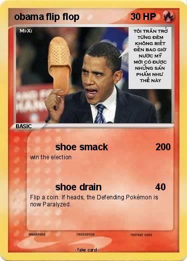 Pokemon obama flip flop