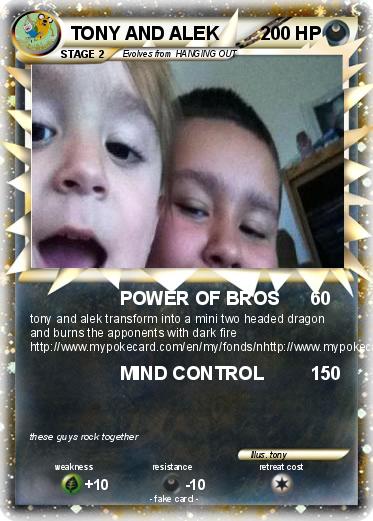Pokemon TONY AND ALEK