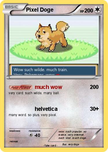 Pokemon Pixel Doge