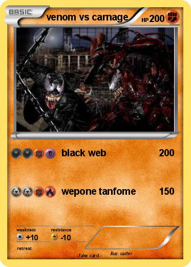 Pokemon venom vs carnage
