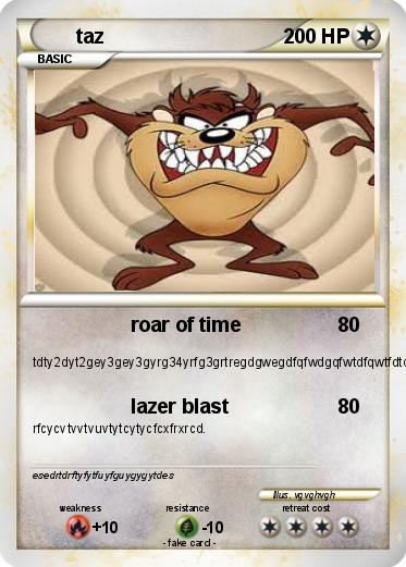 Pokemon taz