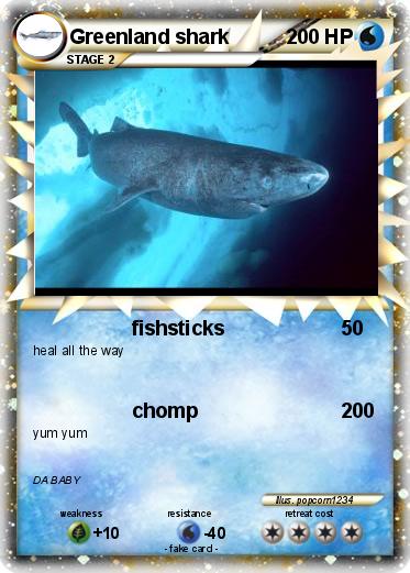 Pokemon Greenland shark