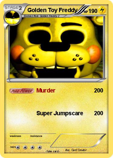 Pokemon Golden Toy Freddy