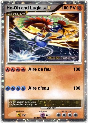 Pokemon Ho-Oh and Lugia