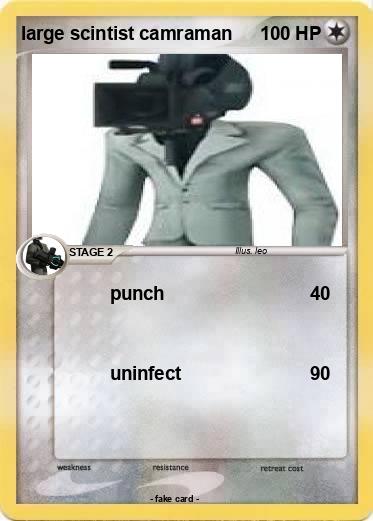 Pokemon large scintist camraman