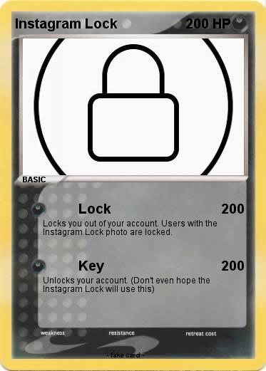 Pokemon Instagram Lock