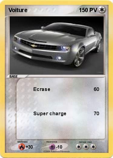 Pokemon Voiture