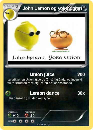Pokemon John Lemon og yoko union