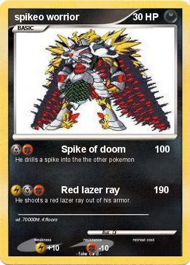 Pokemon spikeo worrior
