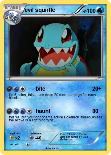 Pokemon evil squirtle
