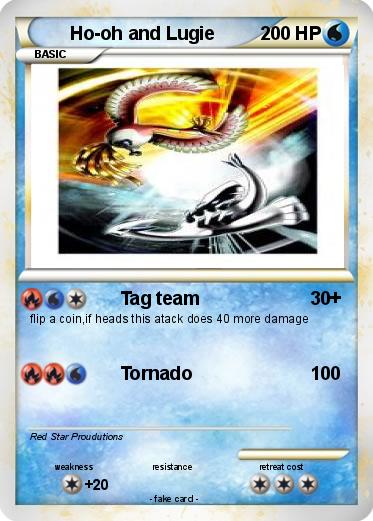Pokemon Ho-oh and Lugie