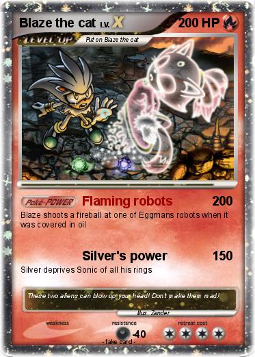 Pokemon Blaze the cat