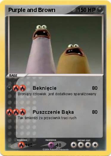 Pokemon Purple and Brown