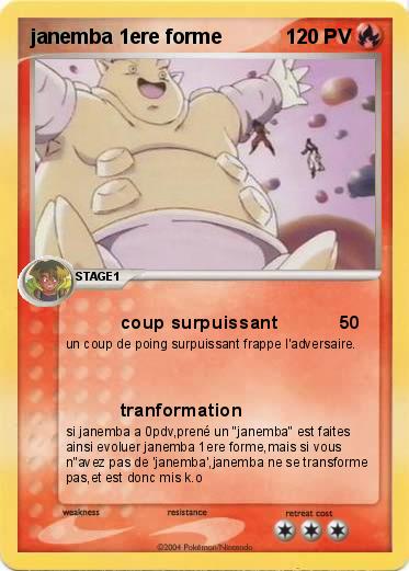 Pokemon janemba 1ere forme