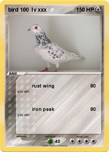 Pokemon bird 100  lv xxx