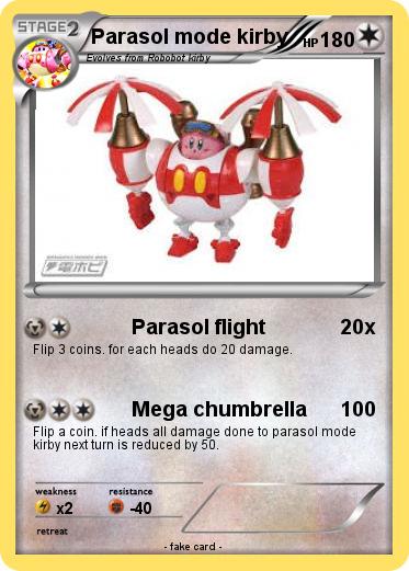 Pokemon Parasol mode kirby