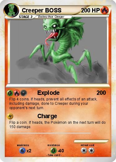 Pokemon Creeper BOSS
