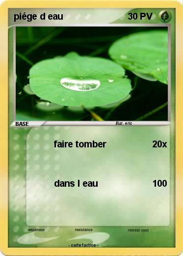 Pokemon piége d eau