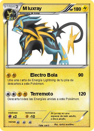 Pokemon M luxray