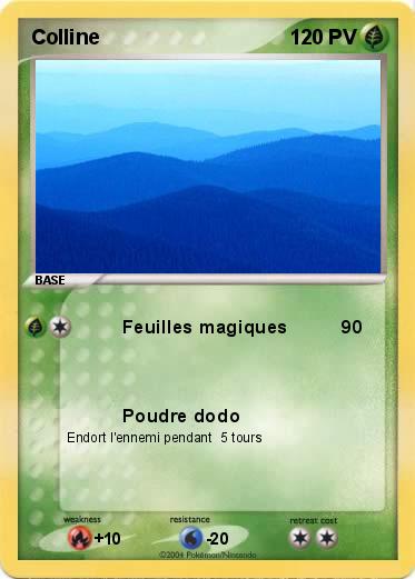 Pokemon Colline 