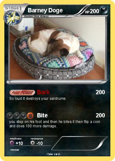 Pokemon Barney Doge