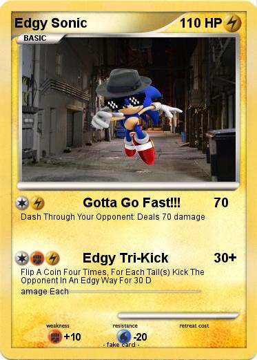 Pokemon Edgy Sonic
